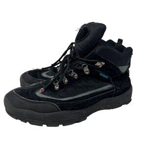 Itasca Mens Brazil Black Suede Leather Hiking Boots‎ Size 13M